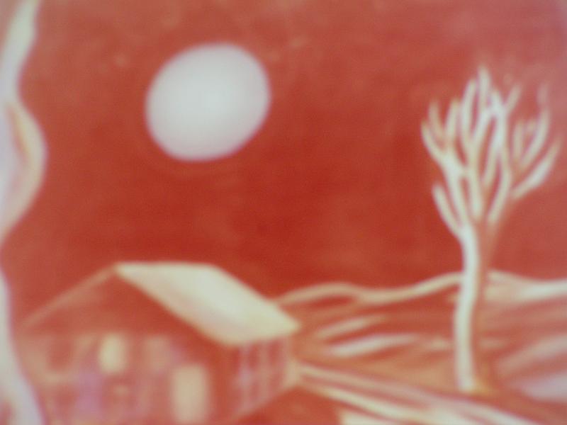 Once in a blue moon, ca. 1973, Tempera-Leinen, 70x50.JPG